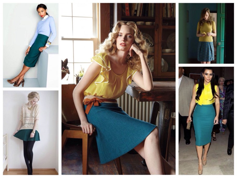 Цвет морской волны в одежде