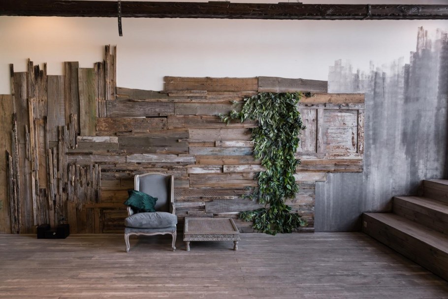 Декор стен в стиле лофт