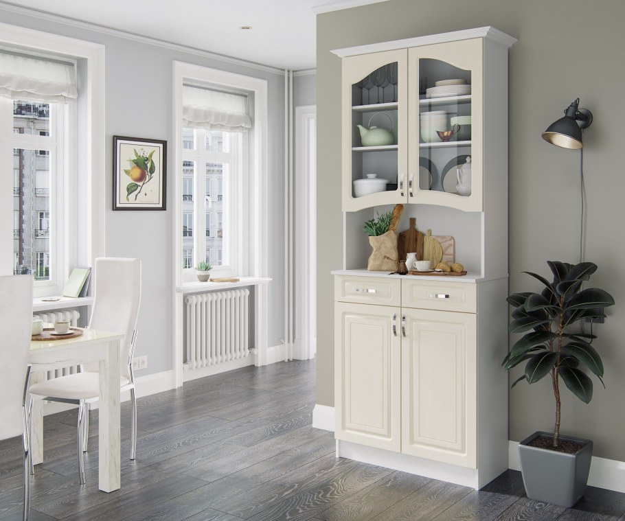 Буфет Прованс-016 клен белый