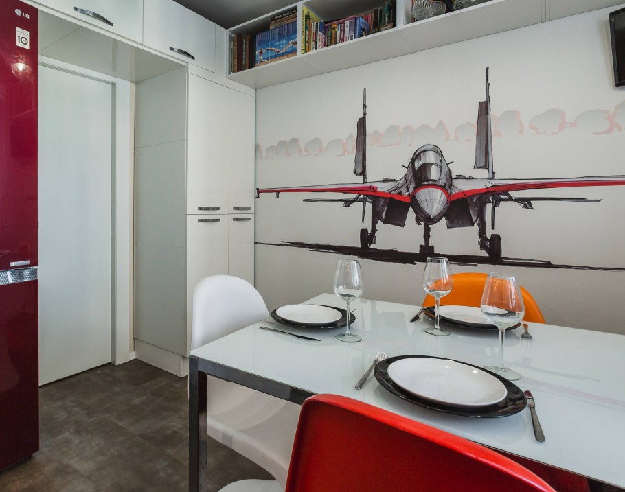 Интерьер в стиле самолета