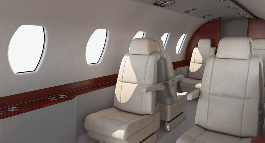 Business Jet Interior
