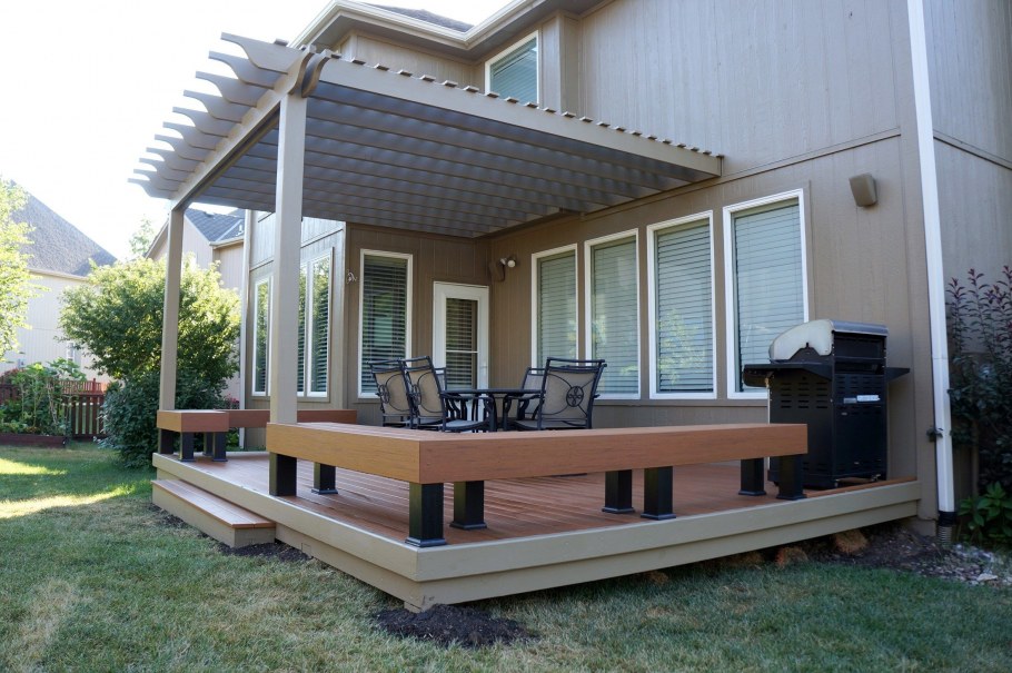 Постройка террасы