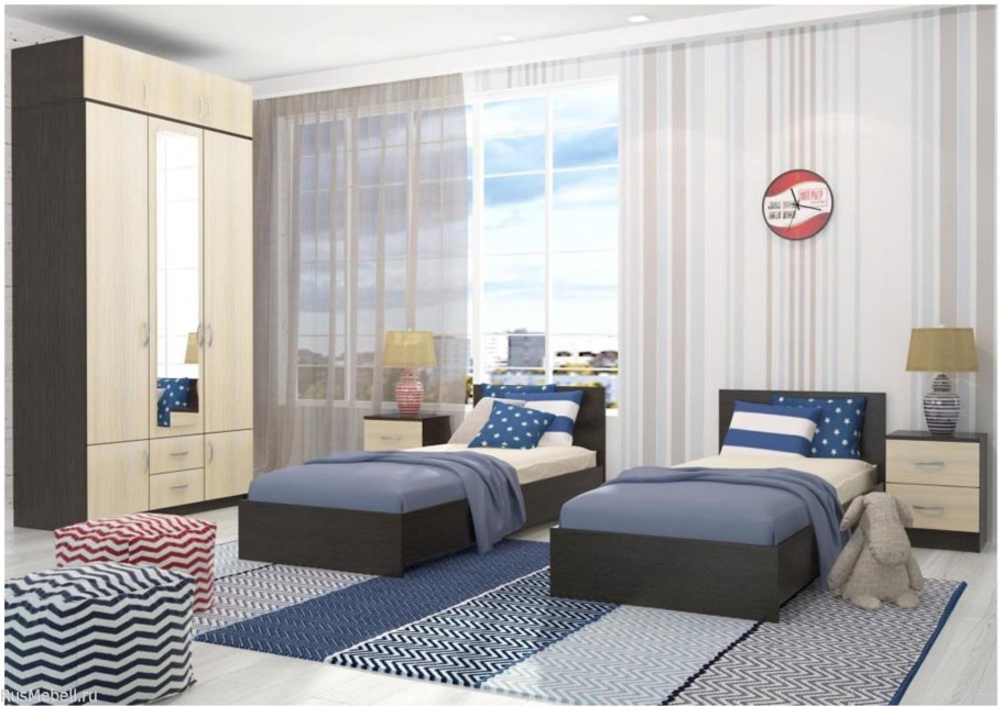 Детская с двумя кроватями