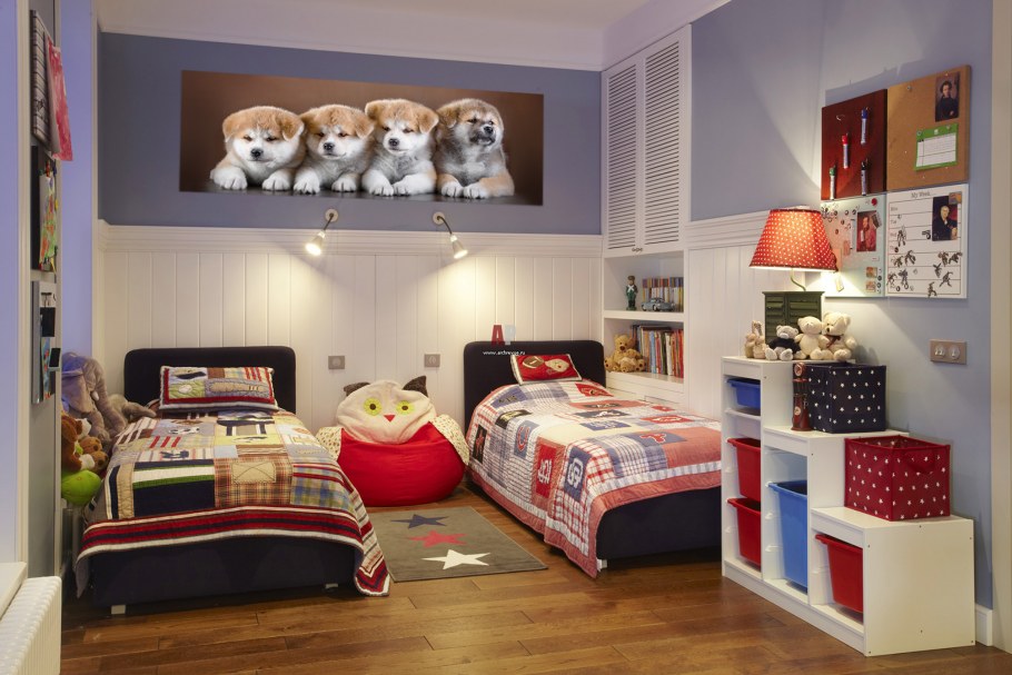 Детские комнаты с диваном