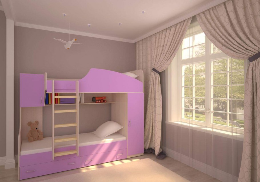 Кровать чердак Юниор 2