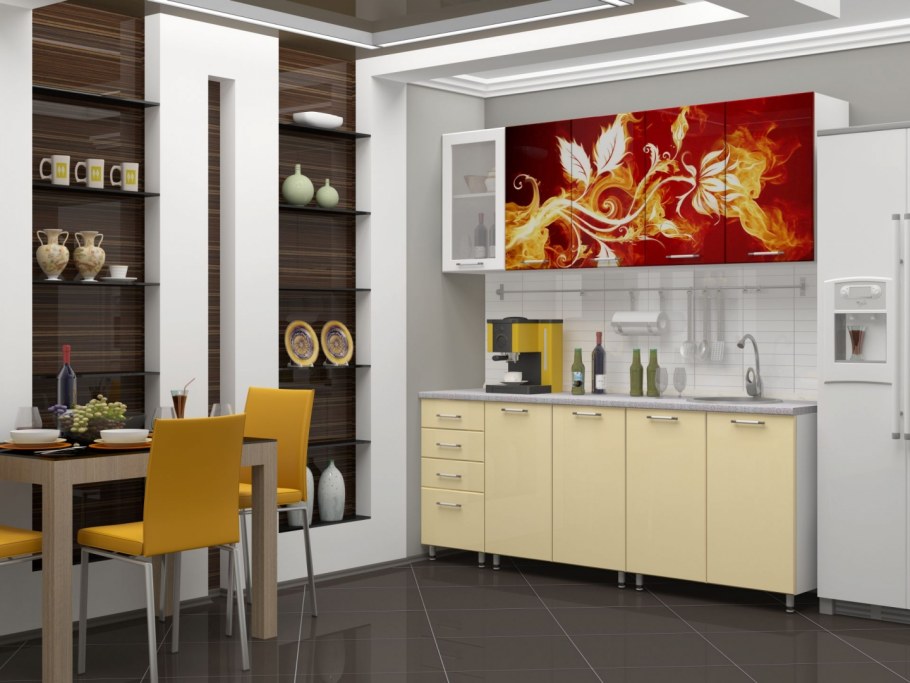 Кухня с фотопечатью 2,0м Париж