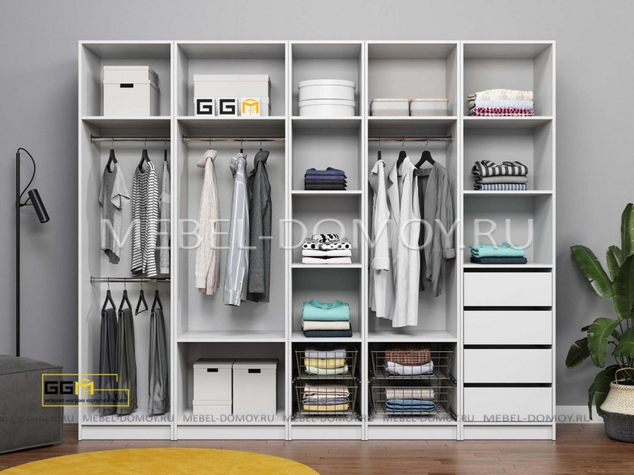 Гардеробная 160 на 160