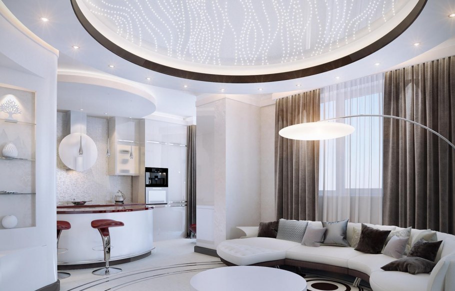 Полукруглая гостиная