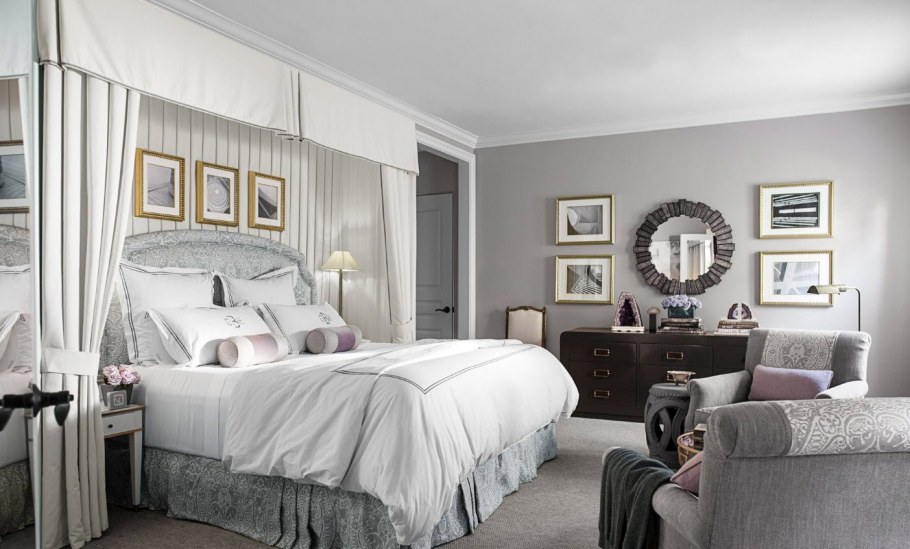 Интерьер в серых тонах благородный серый