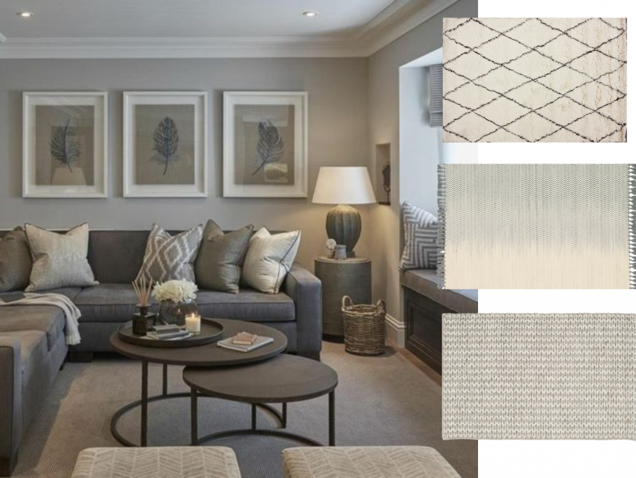 Серая спальня золотые светильники