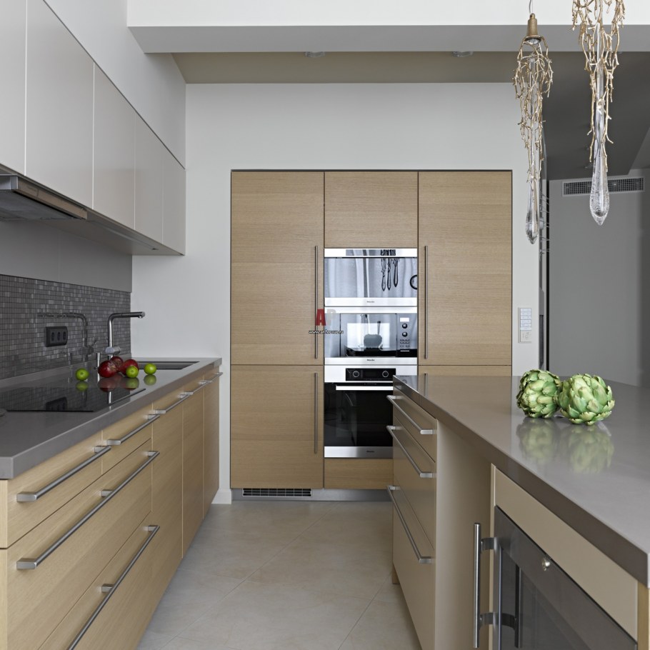 Бежевые кухни