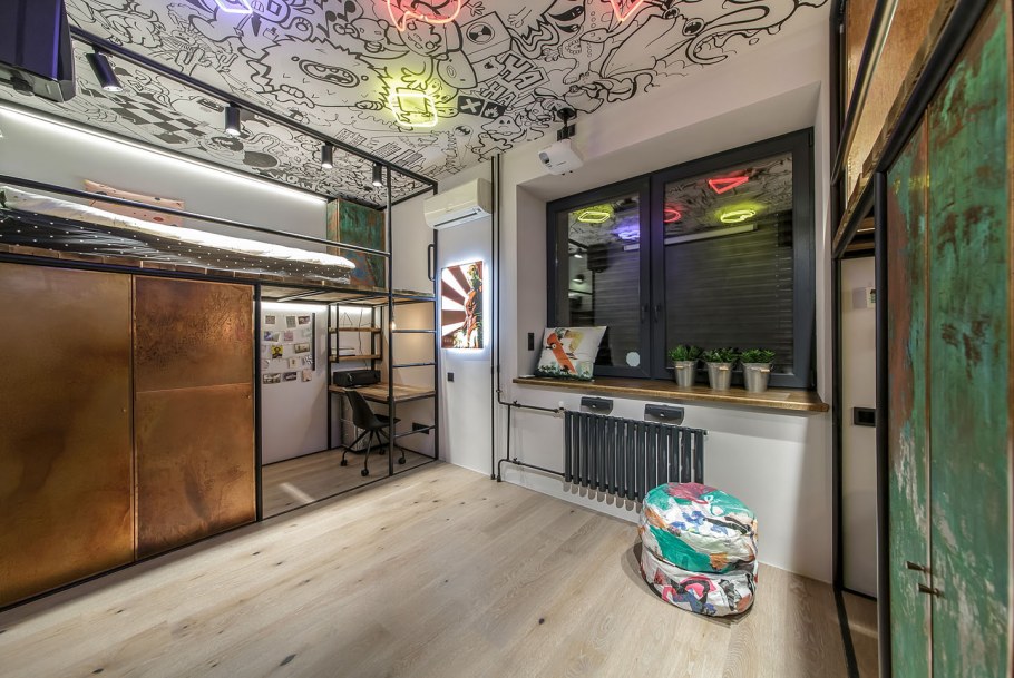 Гараж в стиле лофт