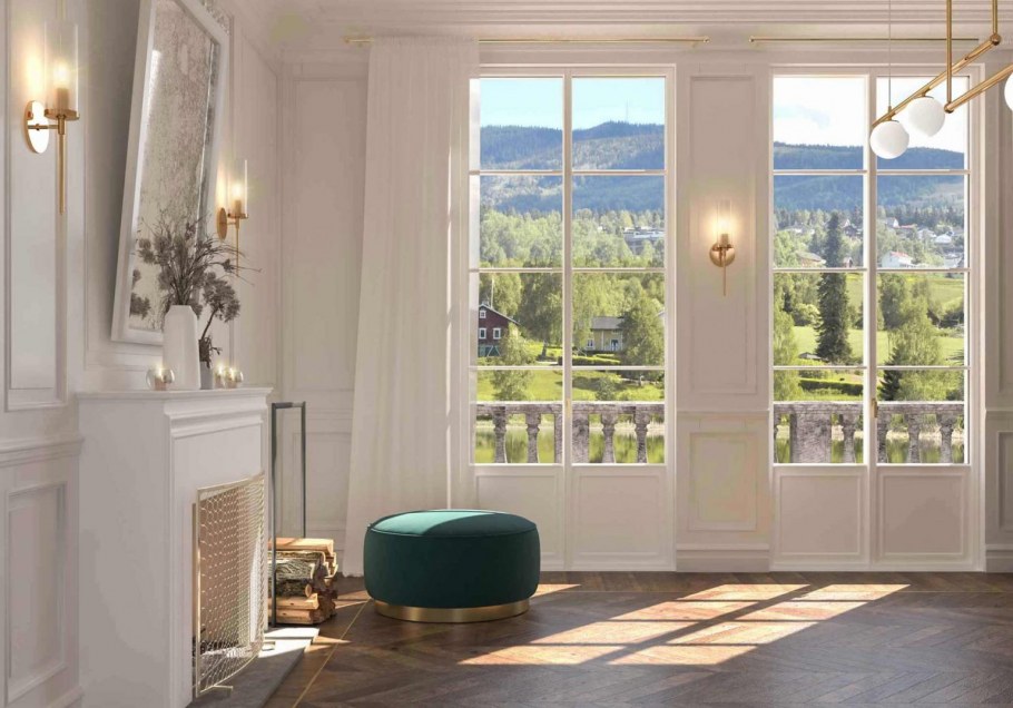 Французские окна в интерьере