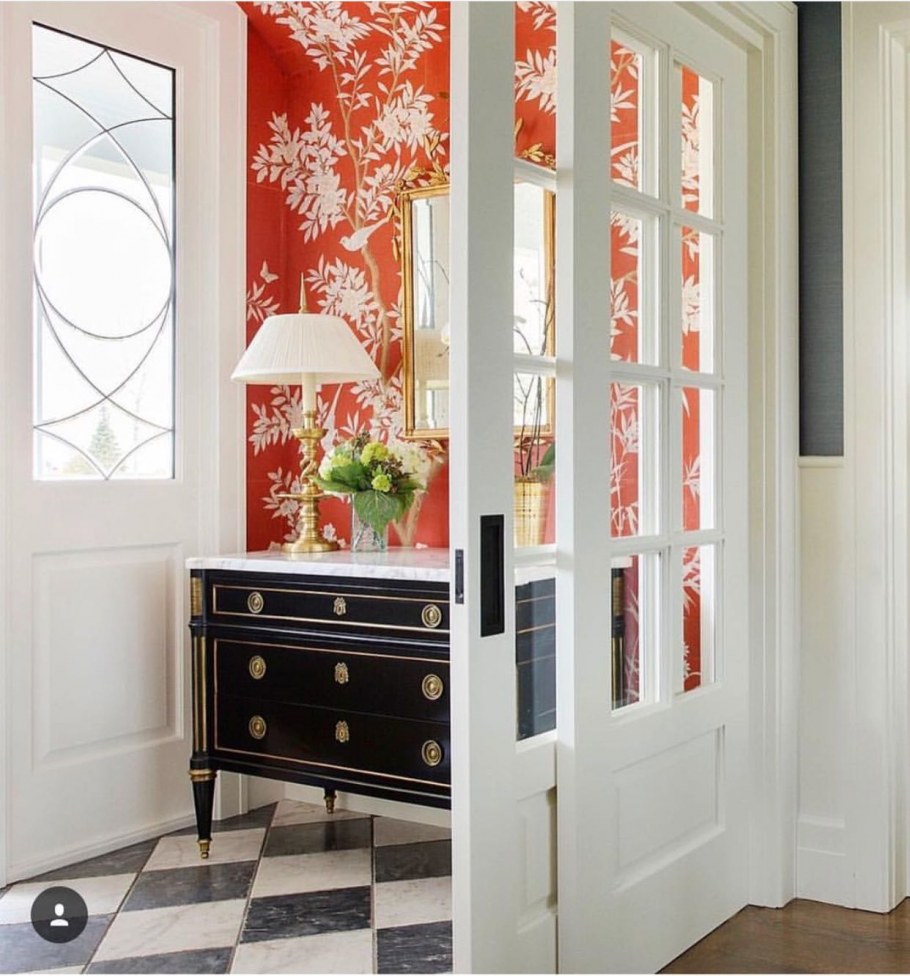 Прихожая в стиле русской усадьбы