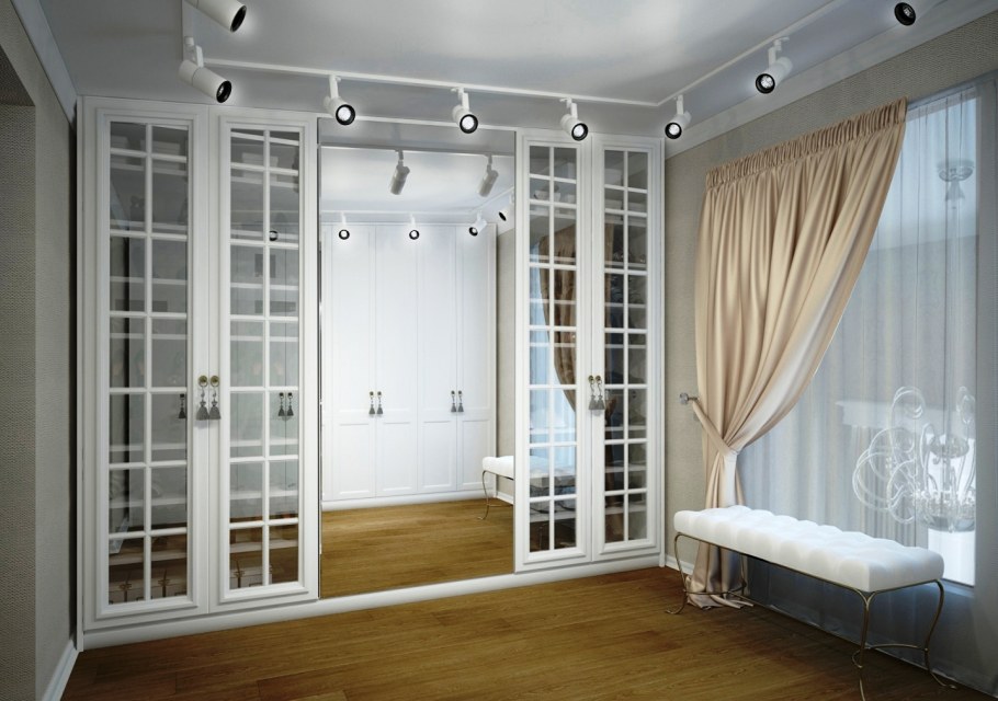 Раздвижная перегородка в коридоре