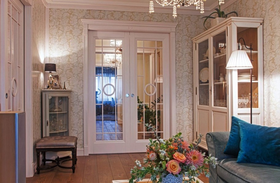 Двери в английском стиле в интерьере