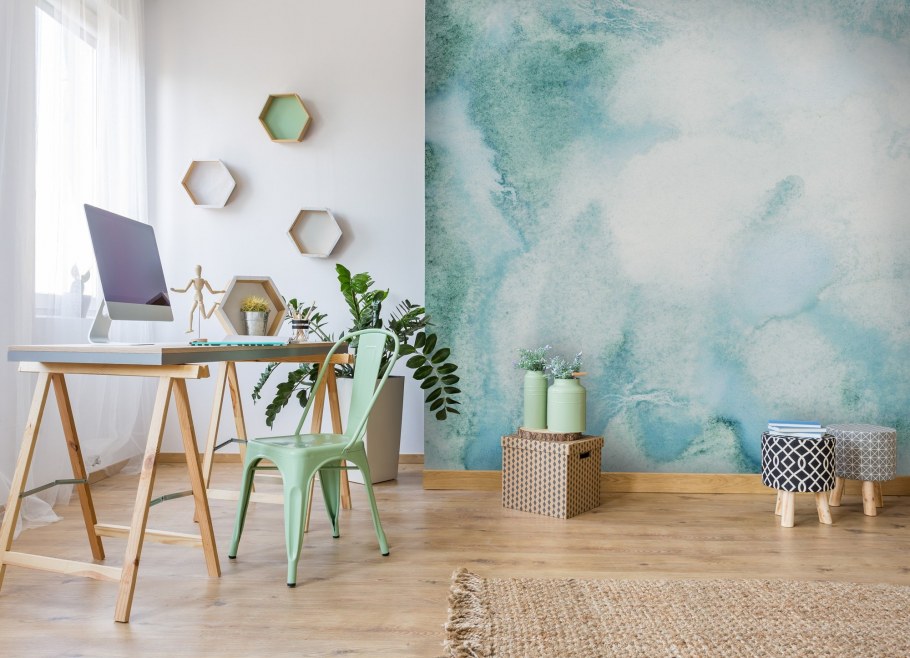 Омбре в спальне