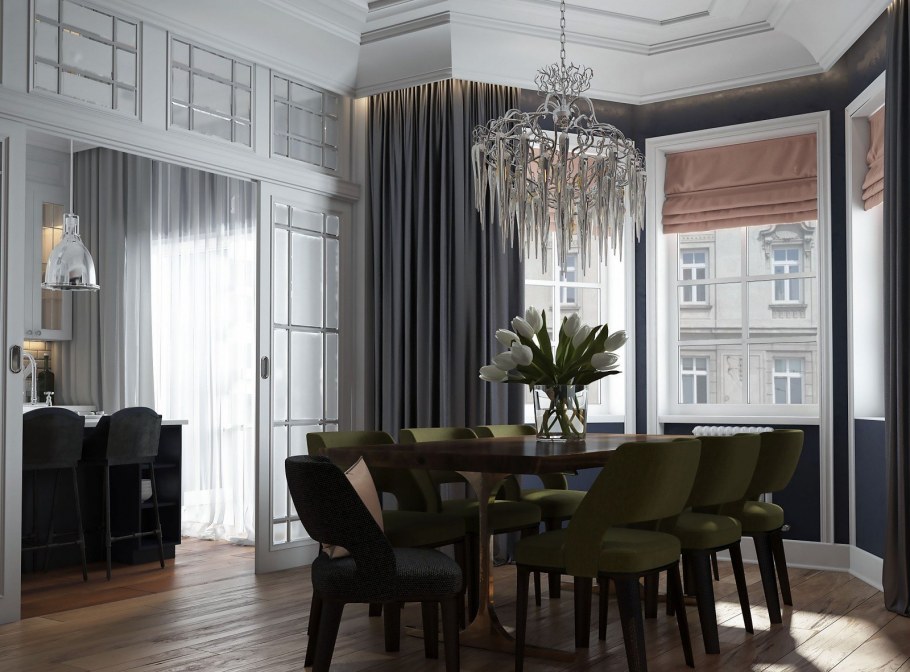 Неоклассический стиль в интерьере