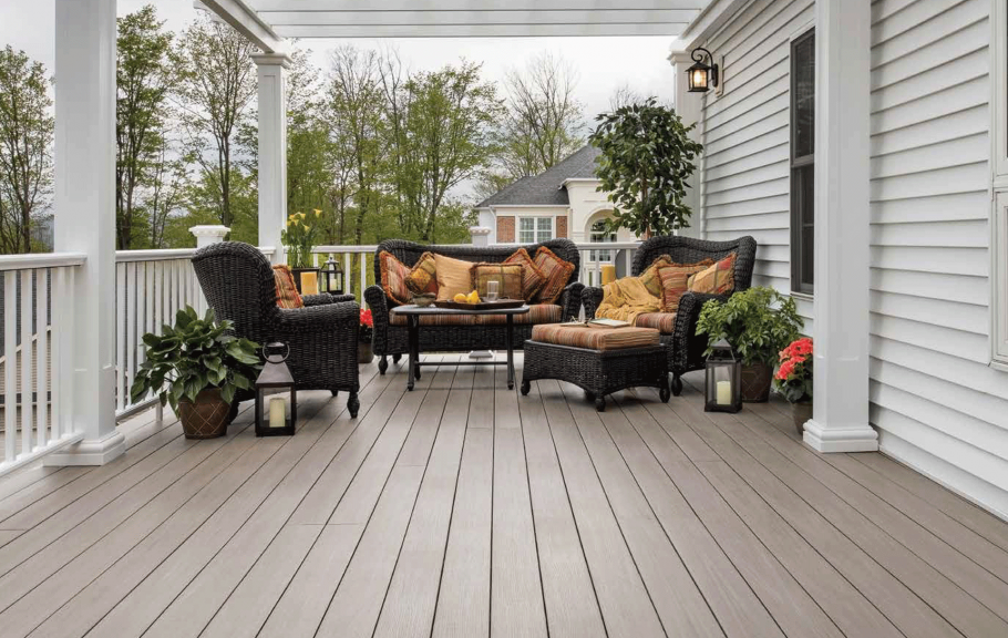 Серая краска для террасы