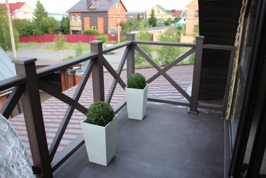 Ограждения из ДПК Woodvex тик