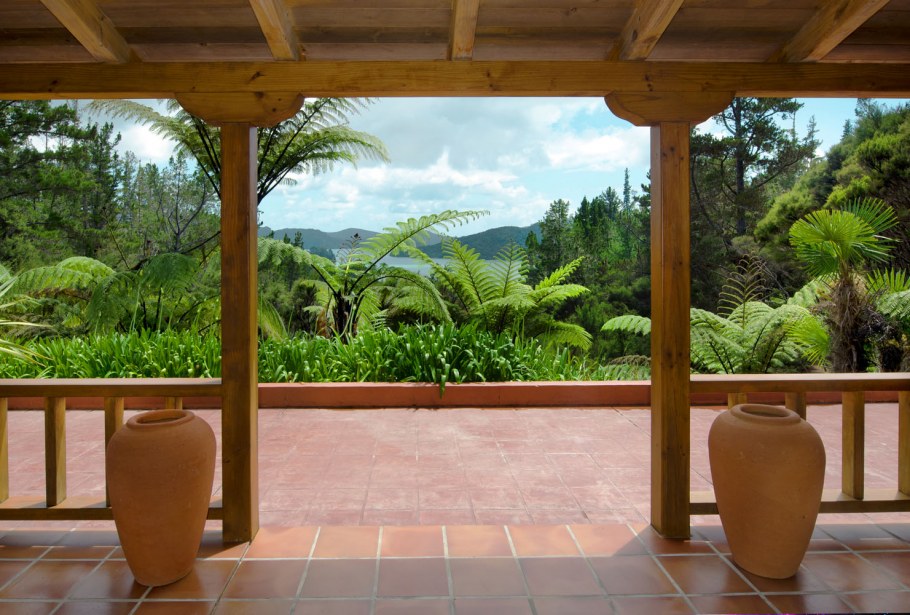 Фотообои терраса джунгли