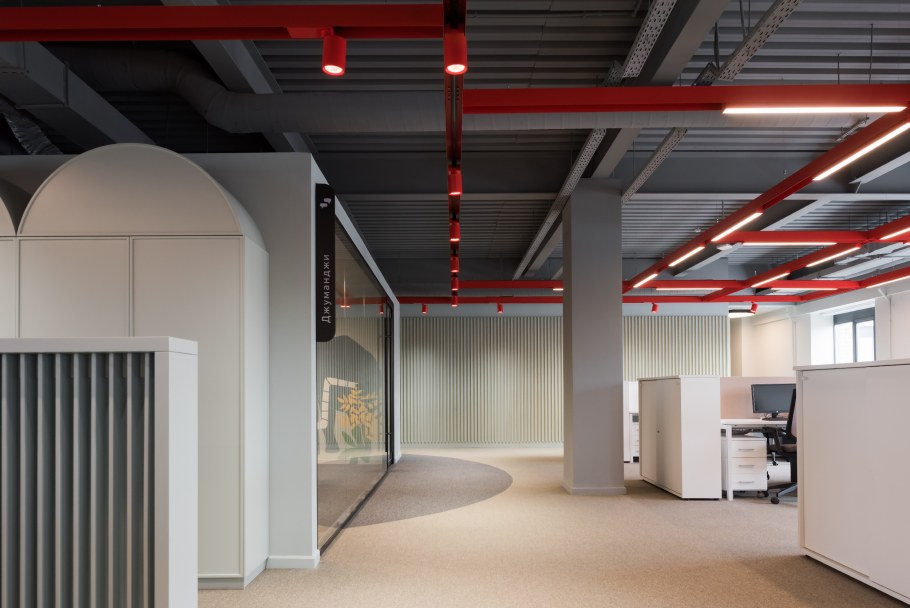 Коворкинг Индустриальный интерьер