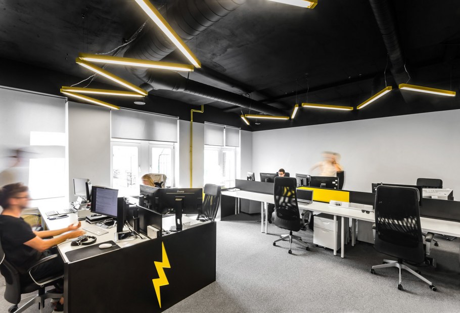 Дизайн офиса в Индустриальном стиле