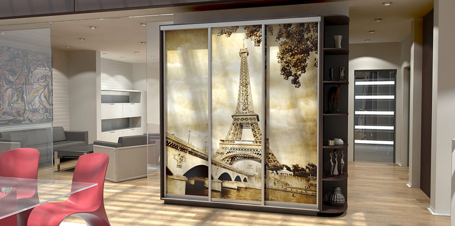 Шкаф-купе трио Париж