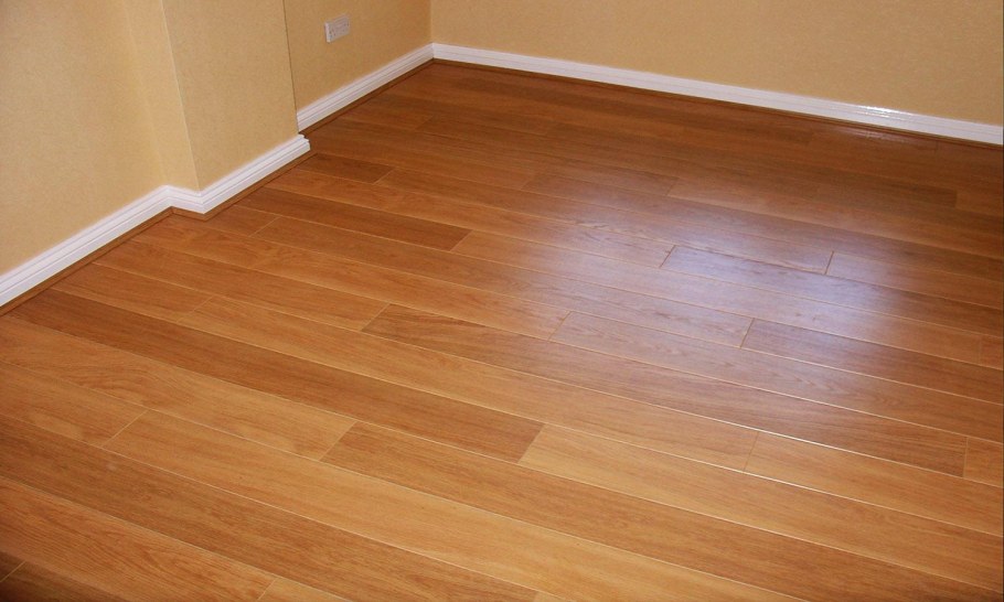 Художественный паркет в коридоре