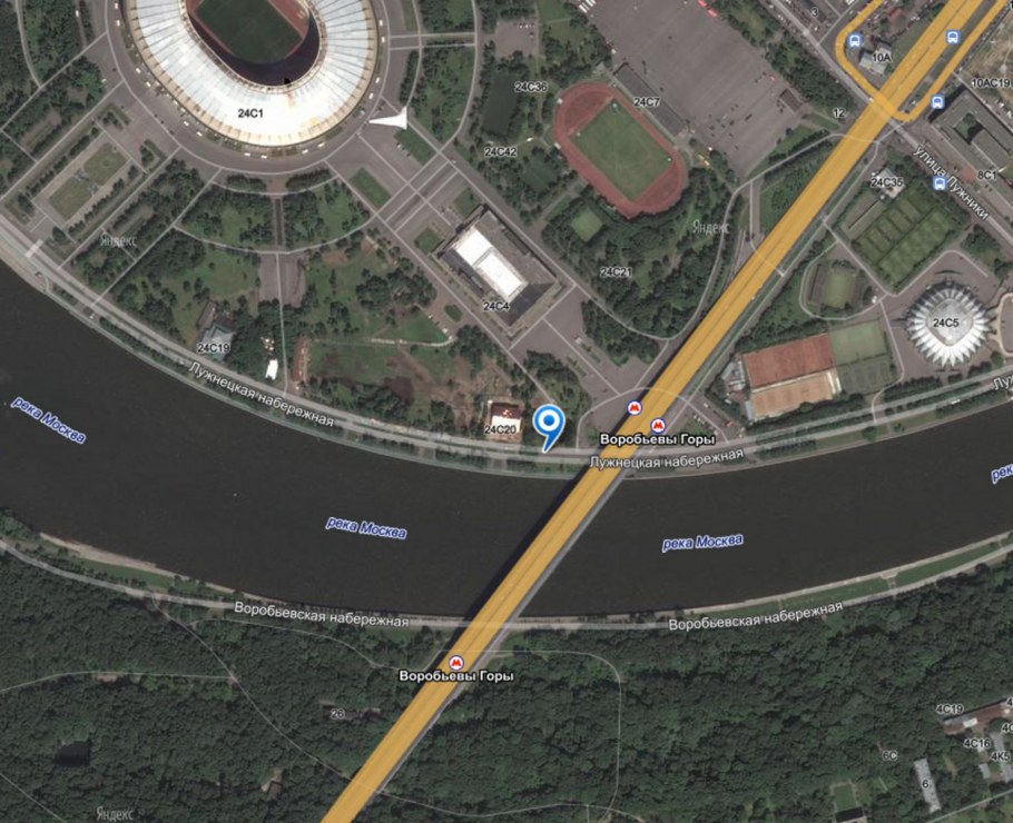 Береговой жилой квартал на Москве реке