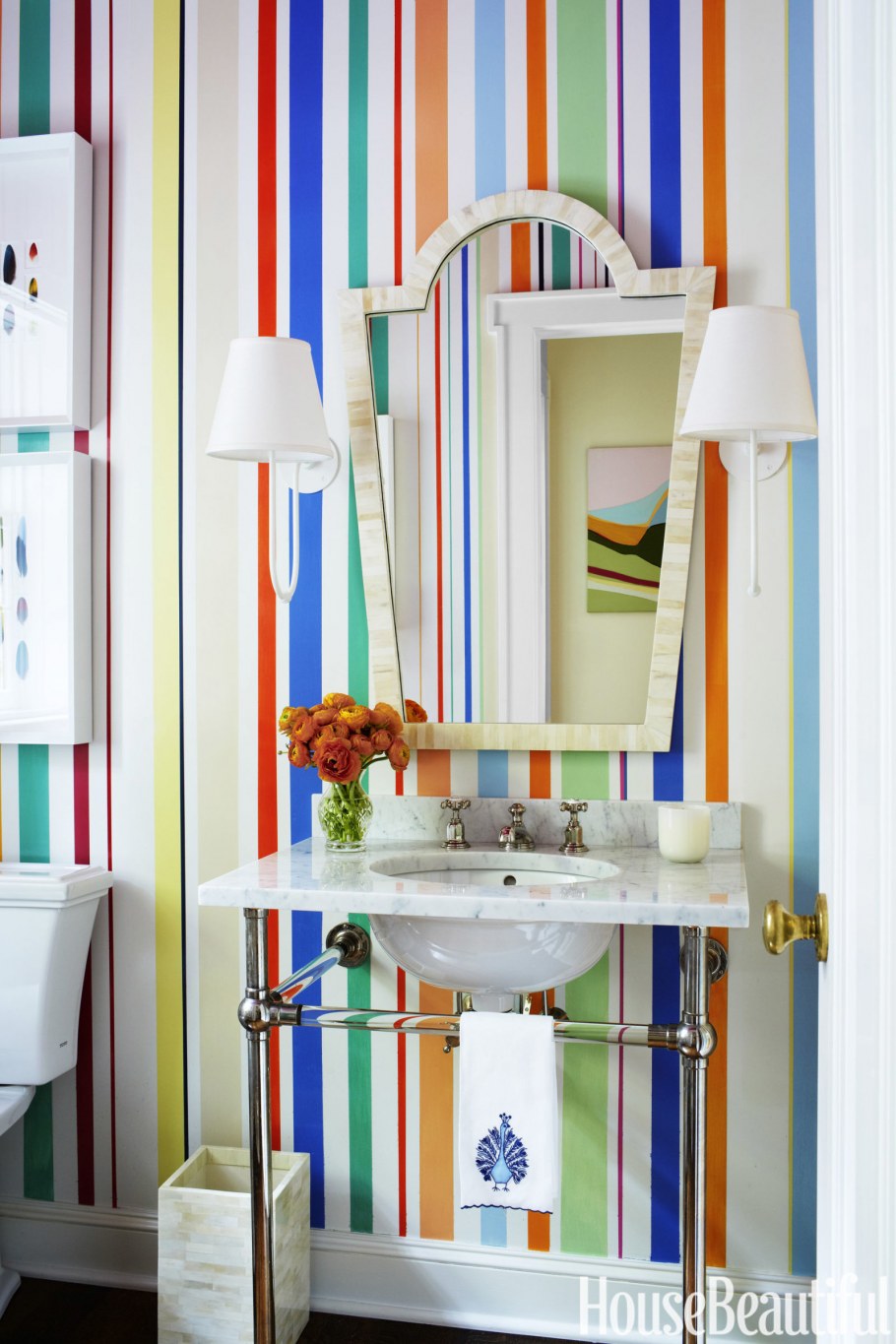 Разноцветная ванная