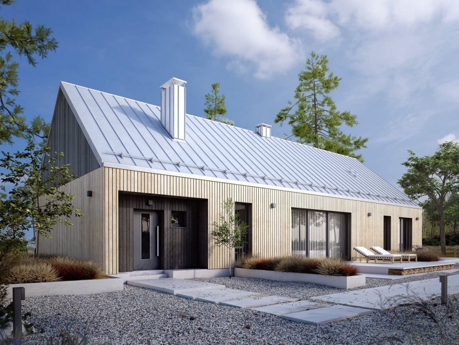 Скандинавский барнхаус планировки