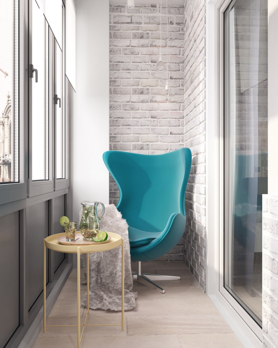 Лоджия в стиле Минимализм