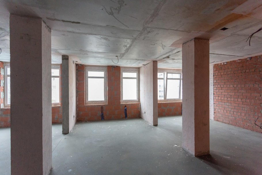 Квартира свободной планировки черновая отделка