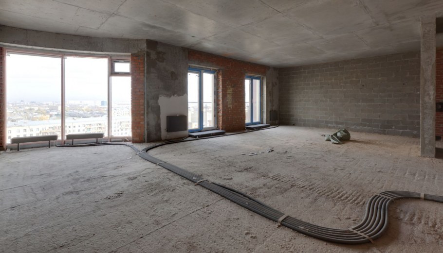 Черновая отделка свободная планировка