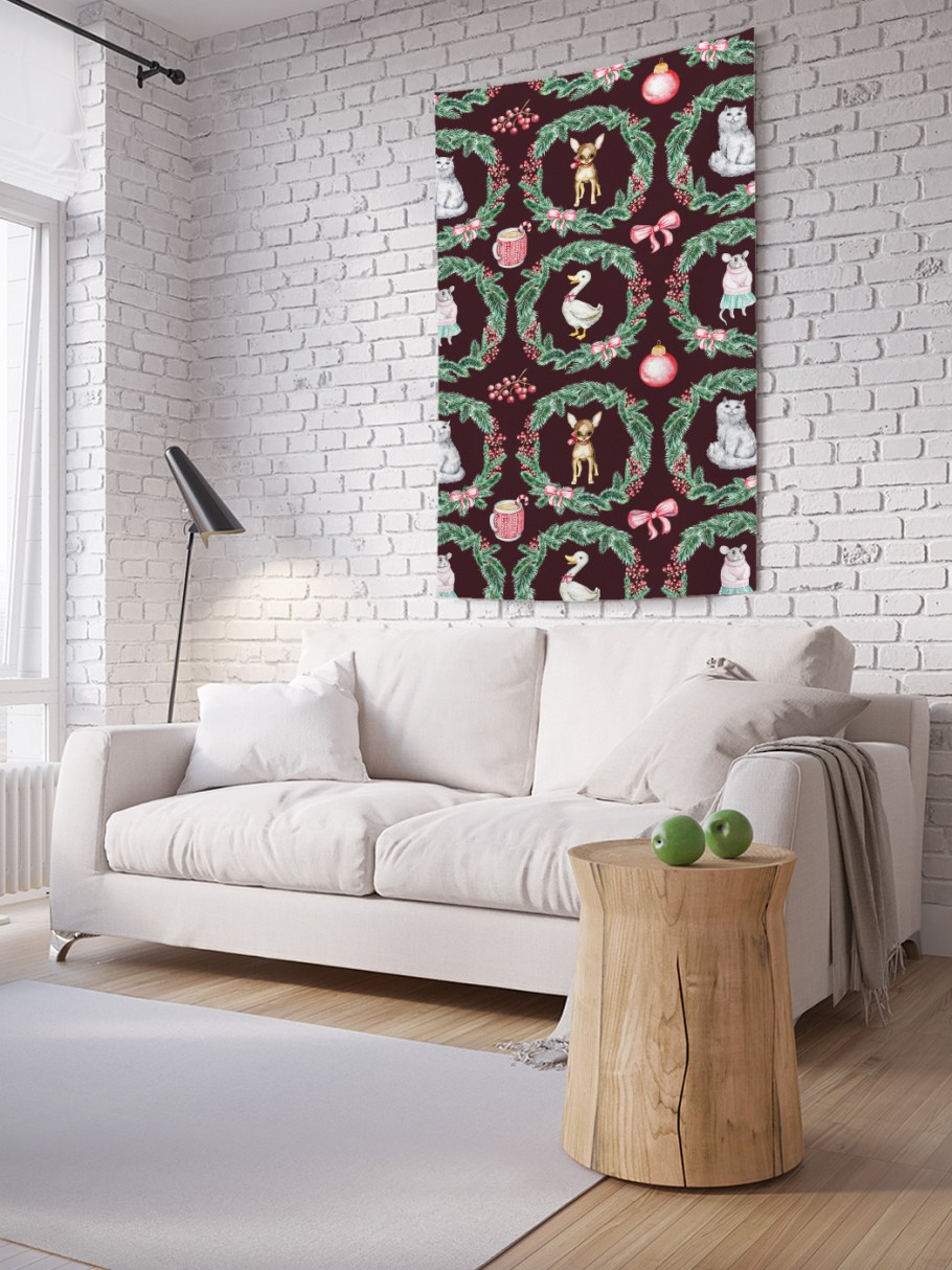 Постеры Рождество на стену стильные