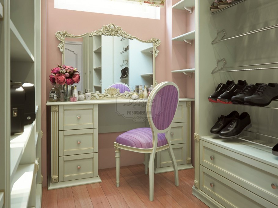 Гардеробные комнаты в стиле Прованс