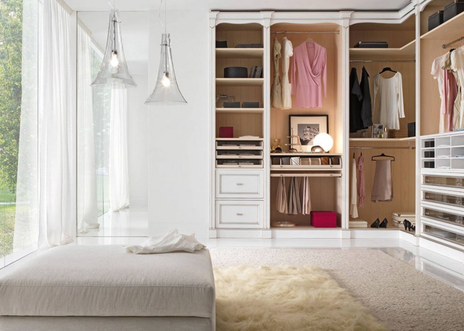 Гардеробные комнаты в стиле Прованс