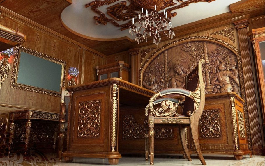 Мебель Ампир резная