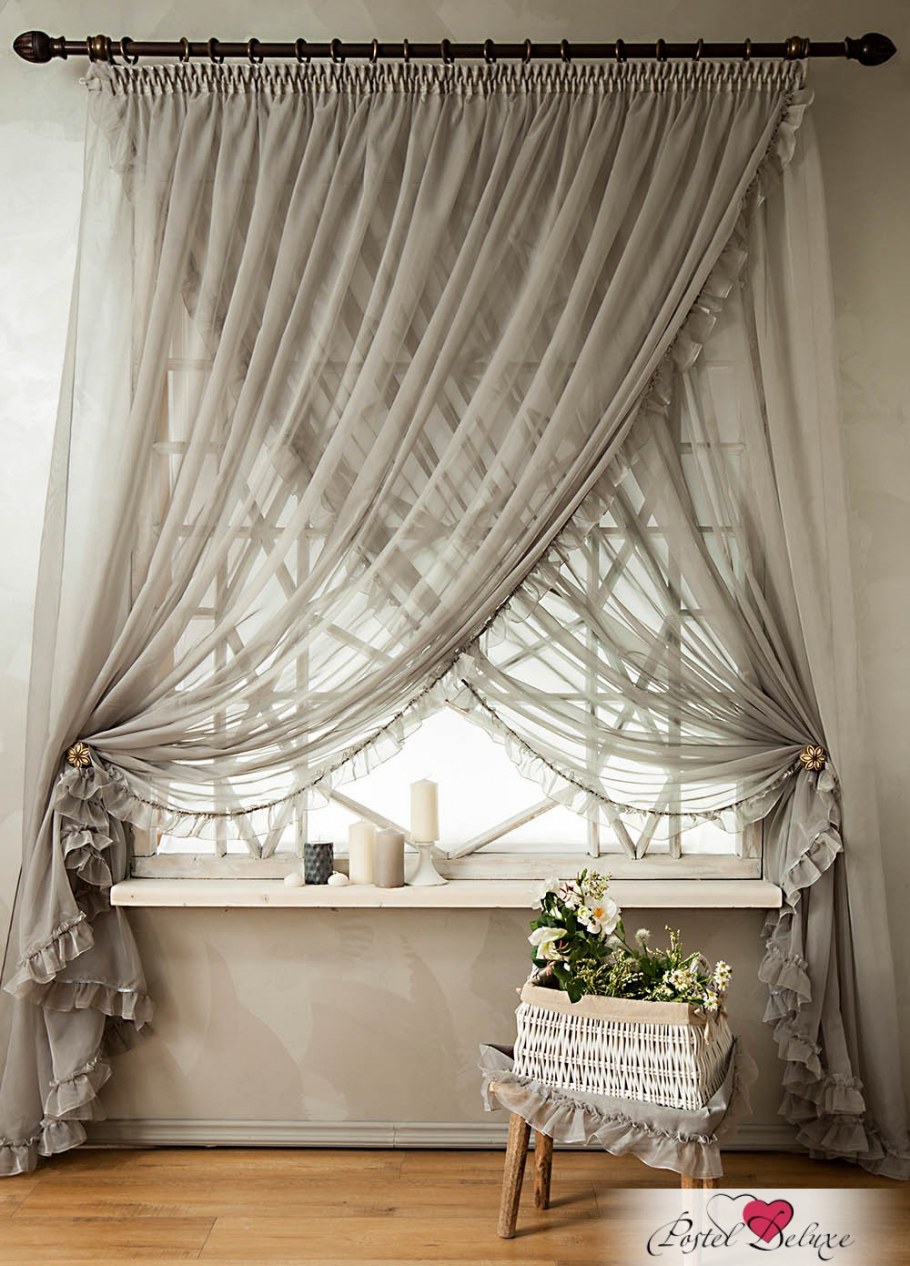 Тюль и шторы на кухню