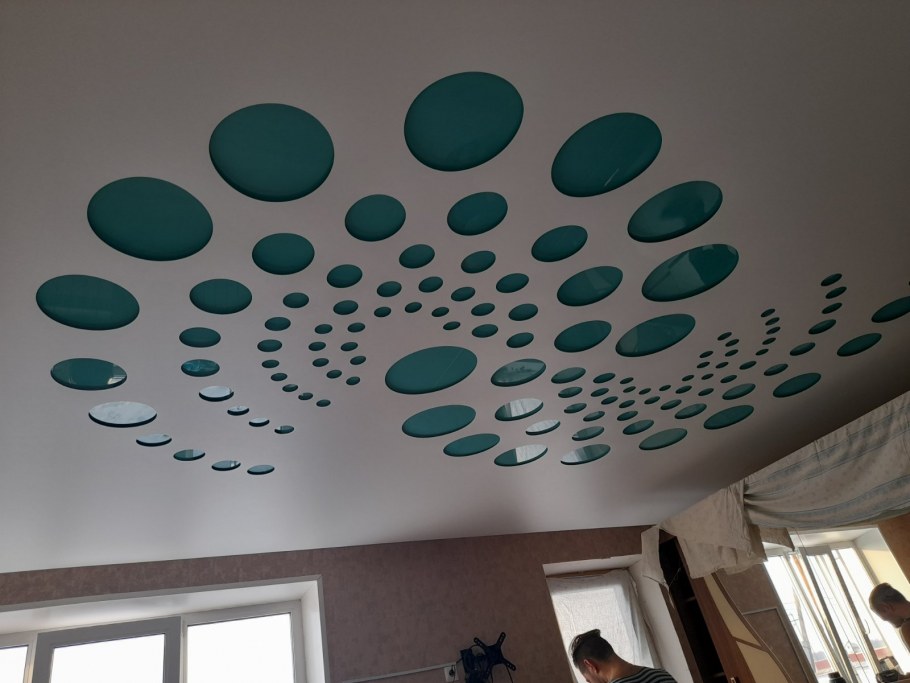 Объемный потолок своими руками