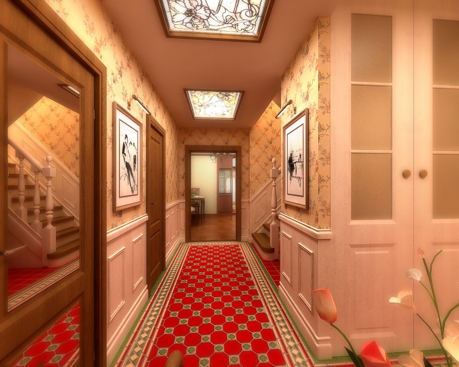 Строго оформленный коридор