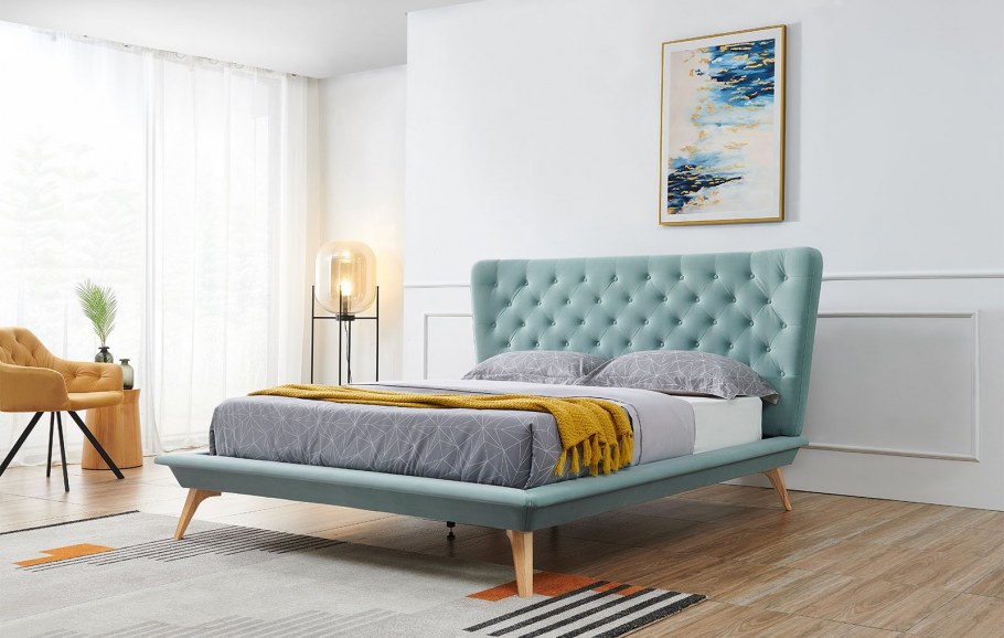 Кровать Bohemia 180х200, серый