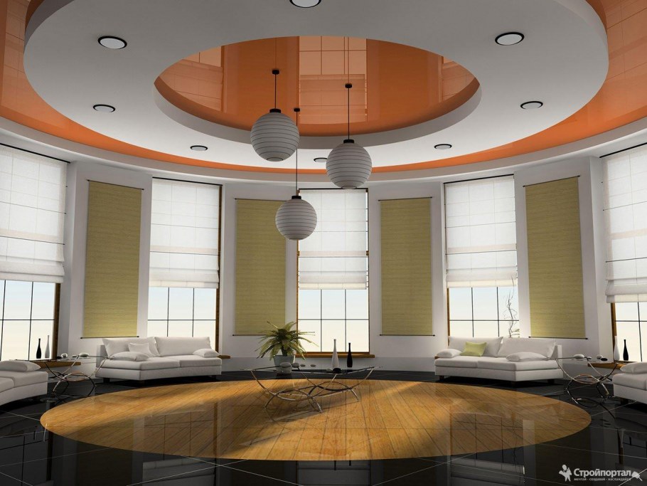 Красивые потолки