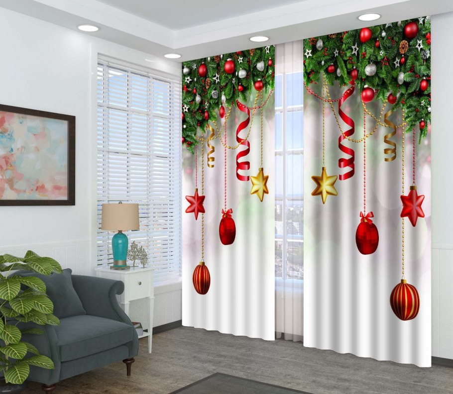 Новогодняя елка белая