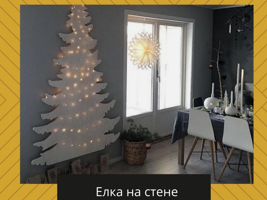 Декор комнаты к новому году