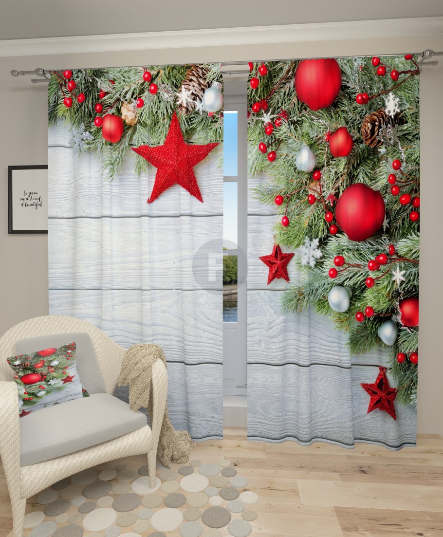 Елка в Сканди интерьере