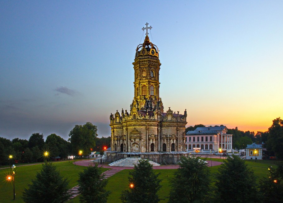 Подольск усадьба Дубровицы Знаменская Церковь
