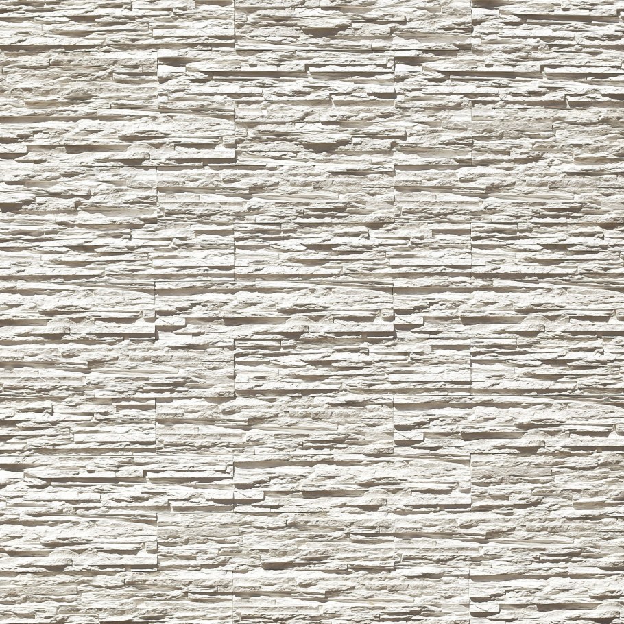 Гипсовая плитка White Hills Каскад Рейндж камень белая