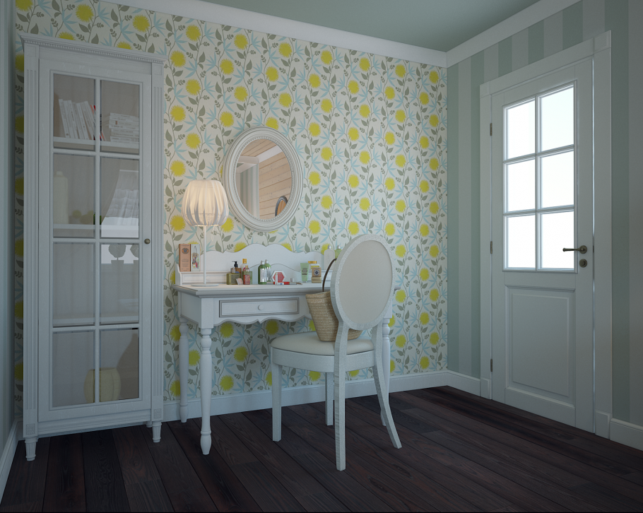 Расцветка обоев для кухни